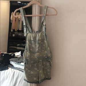 Free people floral overalls